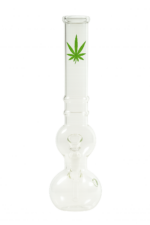 Stiklinė vandens pypkė Leaf Ice 35 cm