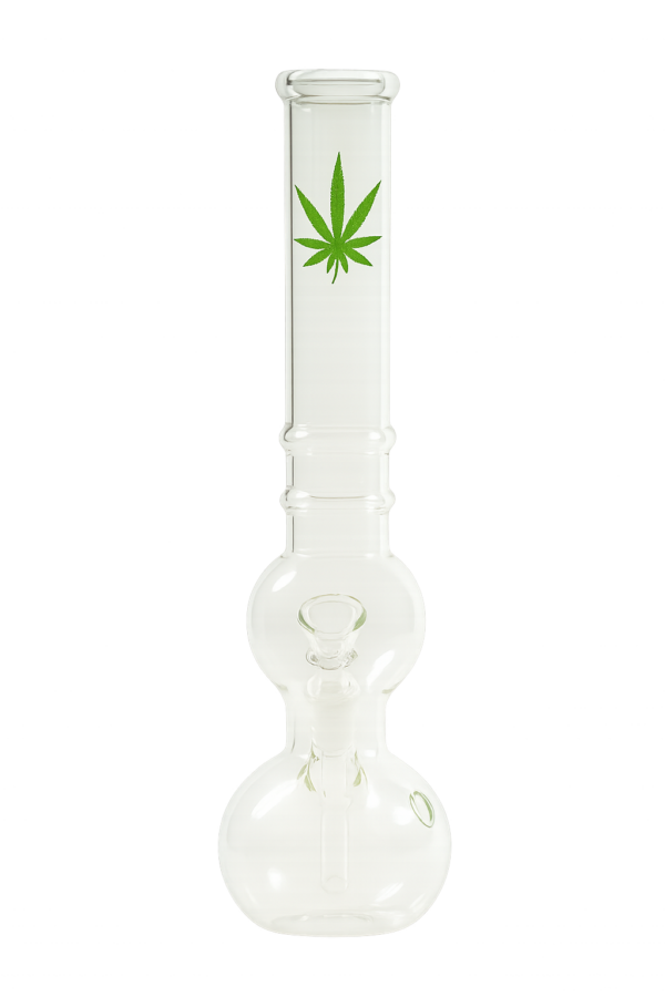 Stiklinė vandens pypkė Leaf Ice 35 cm
