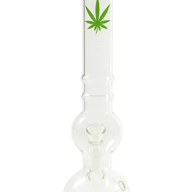 Stiklinė vandens pypkė Leaf Ice 35 cm