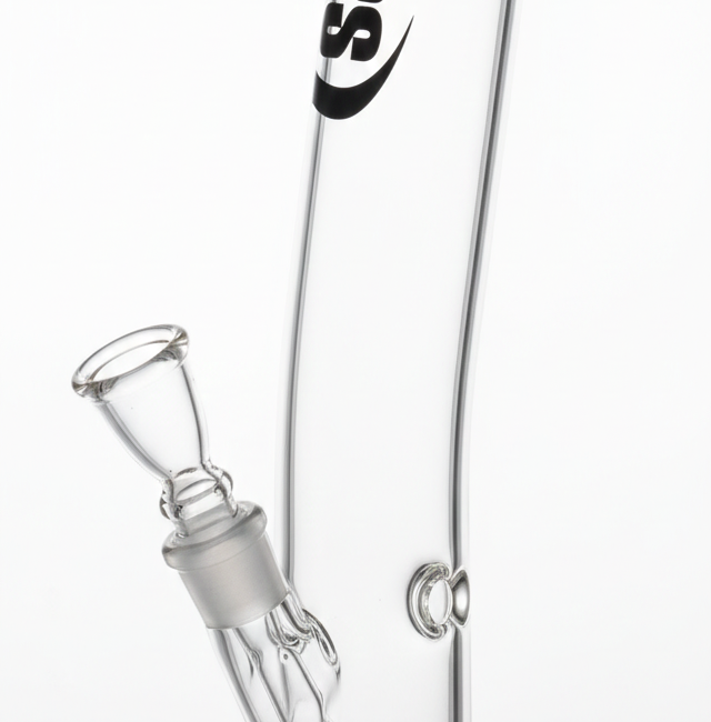 Stiklinė vandens pypkė „Saturn Heavy Base Curve“ – 45 cm bongas