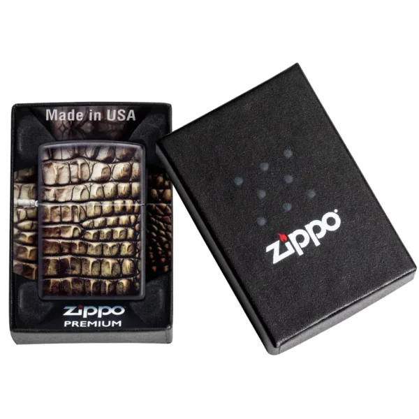Žiebtuvėlis Zippo Aligator Skin dėžutėje