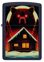 Žiebtuvėlis Zippo Bear And Cabin tiesiai