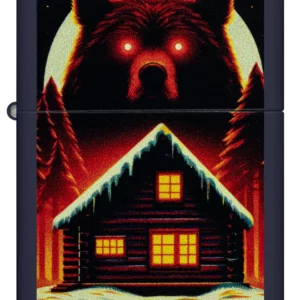 Žiebtuvėlis Zippo Bear And Cabin tiesiai