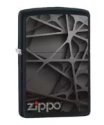 Žiebtuvėlis Zippo Black Abstract Design