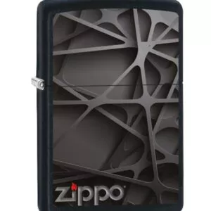 Žiebtuvėlis Zippo Black Abstract Design