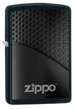 Žiebtuvėlis Zippo Black Hexagon Design