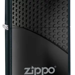 Žiebtuvėlis Zippo Black Hexagon Design