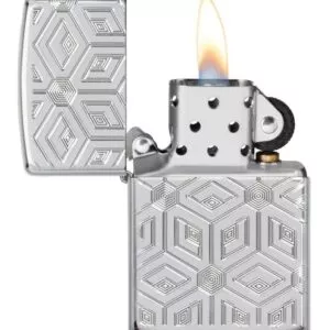 Žiebtuvėlis Zippo Boxes All Over atviras