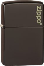 Žiebtuvėlis Zippo Brown Matte Zippo Logo