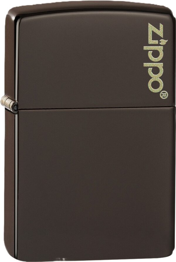Žiebtuvėlis Zippo Brown Matte Zippo Logo