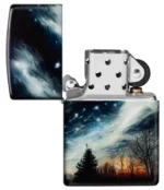 Žiebtuvėlis Zippo Clear Sky atidarytas