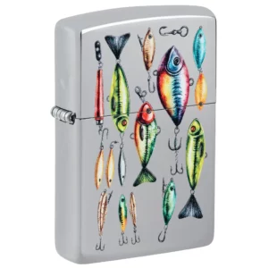 Žiebtuvėlis Zippo Fishing Hooks šonu