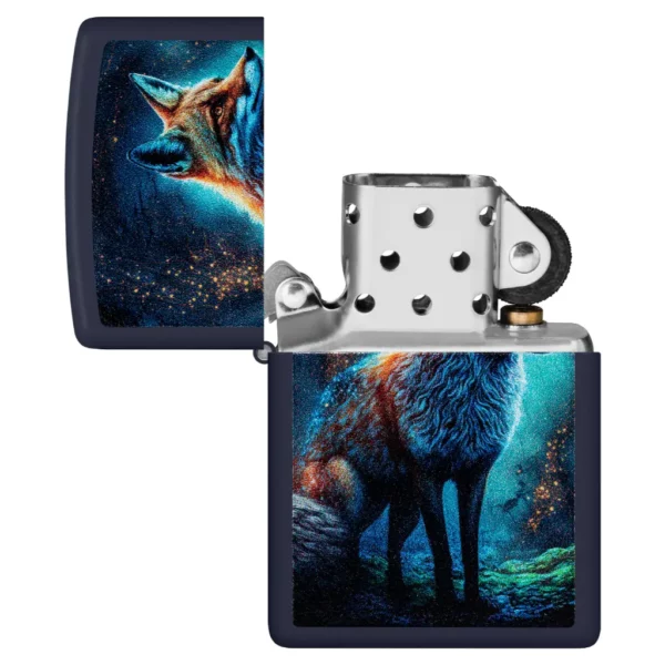 Žiebtuvėlis Zippo Fox Design atidarytas