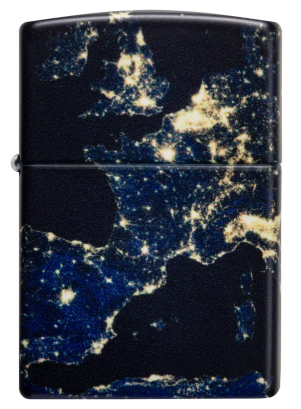 Žiebtuvėlis Zippo Night Earth Glow In The Dark Žiebtuvėlis Zippo Night Earth Glow In The Dark