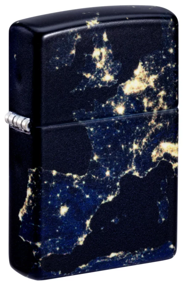Žiebtuvėlis Zippo Night Earth Glow In The Dark šonu