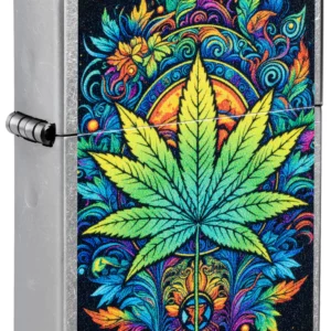 Žiebtuvėlis Zippo Psychedelic Cannabis Design