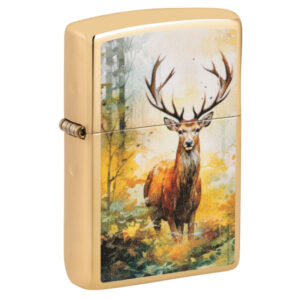 Žiebtuvėlis Zippo Watercolor Deer Design
