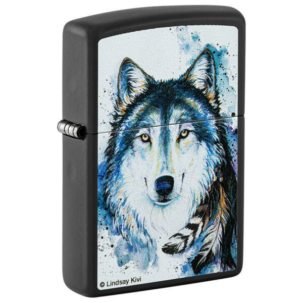 Žiebtuvėlis Zippo Wolf Lindsay Kivi Žiebtuvėlis Zippo Wolf Lindsay Kivi
