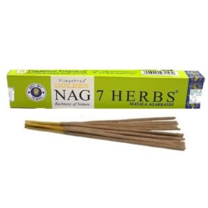 Golden Nag 7 Herbs natūralūs smilkalai 15 gr