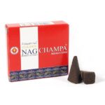 Golden Nag Champa natūralūs kūginiai smilkalai