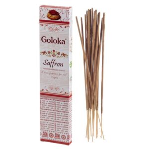 Goloka Saffron natūralūs smilkalai 15g