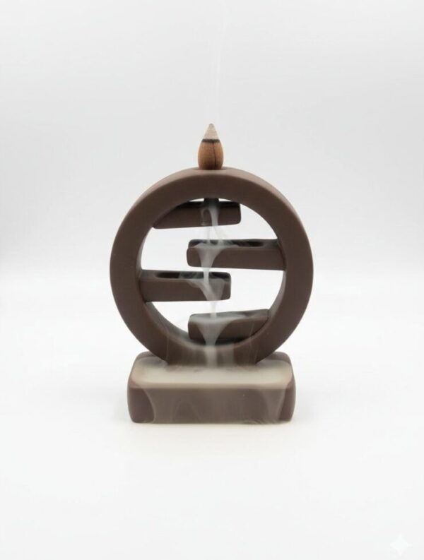 Smilkalinė krioklys „Backflow Zen Harmony“ Atgalinio srauto smilkalinė krioklys Zen Harmony su atgalinio srauto efektu