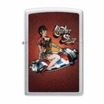 Žiebtuvėlis Zippo Barber Shop Pinup priekis
