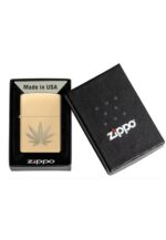 Žiebtuvėlis Zippo Canna Leaf dovanų dėžutėje