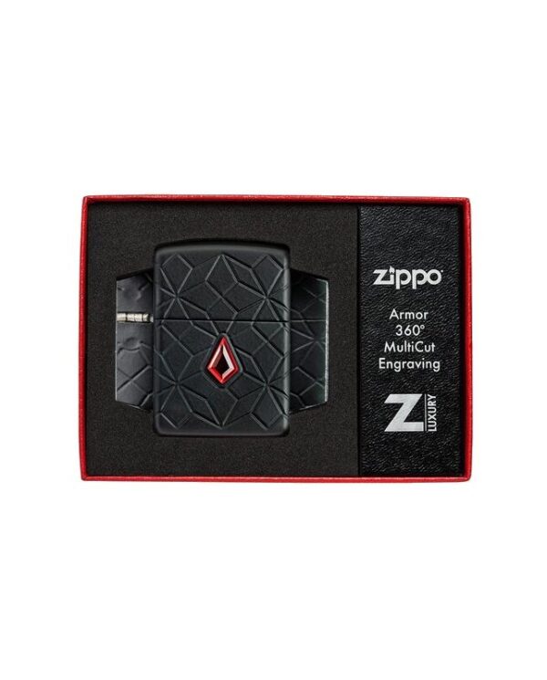Žiebtuvėlis Zippo Diamond Pattern dovanų dėžutėje