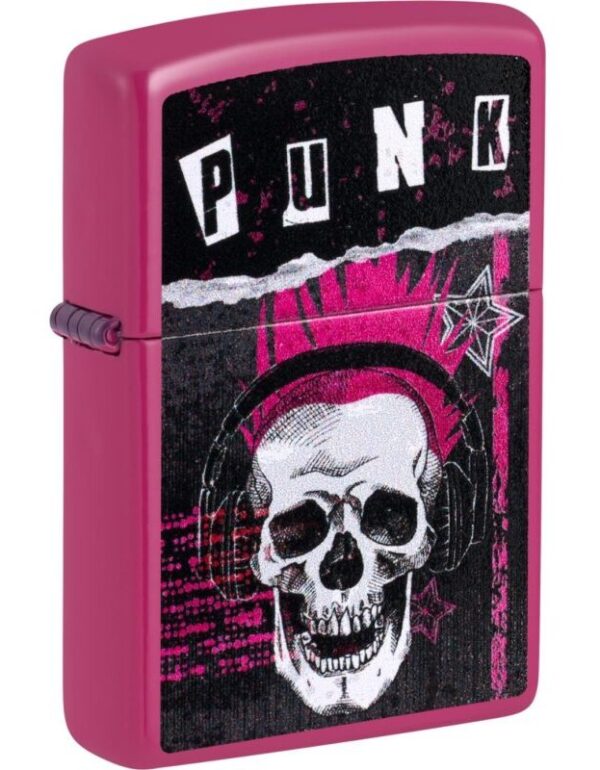 Žiebtuvėlis Zippo Punk Skull Žiebtuvėlis Zippo Punk Skull