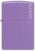 Žiebtuvėlis Zippo Smokey Lavender Logo priekiu