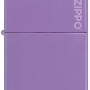 Žiebtuvėlis Zippo Smokey Lavender Logo priekiu