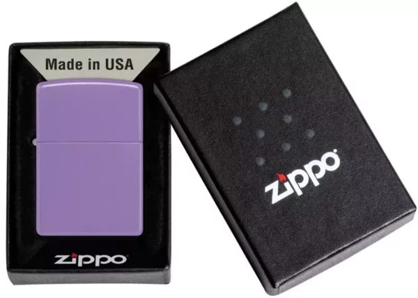 Žiebtuvėlis Zippo Smokey Lavender dovanų dėžutėje