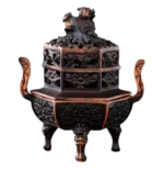 Metalinė smilkalinė „Dragon Guard“ kūginiams ir spiraliniams smilkalams