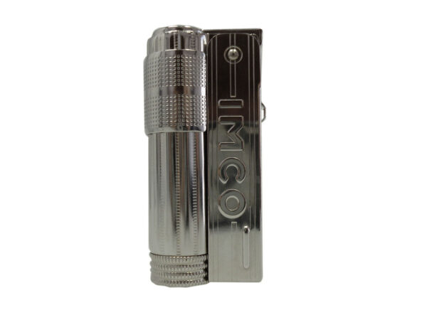 Benzininis žiebtuvėlis IMCO Super Triplex 6700 Logo Chrome Nickel