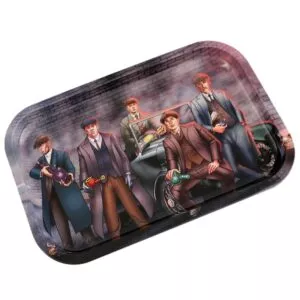 Birmingemo gangsterių metalinis sukimo padėkliukas | 27,5x17,5 cm