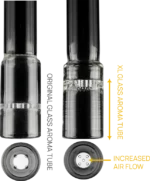ongai.lt skaidrus stiklinis Arizer Solo 3 XL kandiklis Aroma tube 90 mm