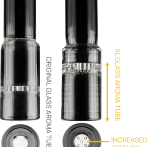 ongai.lt skaidrus stiklinis Arizer Solo 3 XL kandiklis Aroma tube 90 mm