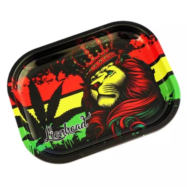 Rasta Lionhead metalinis sukimo padėkliukas 18x14 cm
