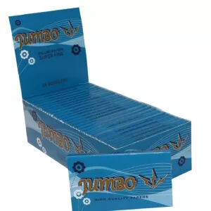 Popierėliai Jumbo Super Fine Double Blue 100 lapelių