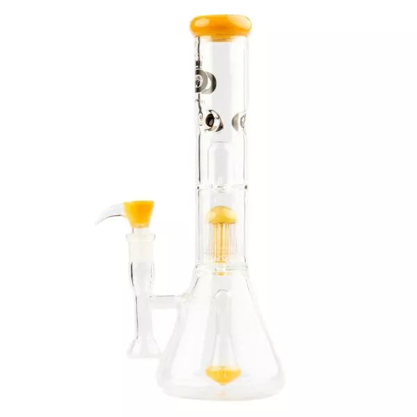 Stiklinė vandens pypkė (bongas) Grace Glass Limited Edition Yellow Beaker 35 cm aukščio iš Bongai.lt Stiklinė vandens pypkė Grace Glass Limited Edition