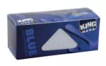 Vyniojami popierėliai Jay's Blue King Size Rolls 5 m mėlynoje dėžutėje, skirti tyriems botanikos garams ir ritualams