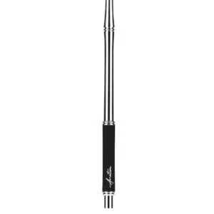 Metalinis amotion hose handle kandiklis su juodu silikoniniu paviršiumi