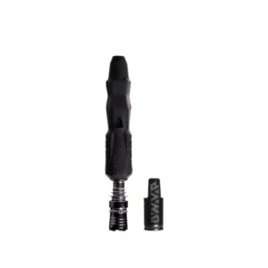 DynaVap B2 Stealth – Mechaninis Žolelių Garintuvas be dangtelio, matomas titano antgalis (Titanium Tip)