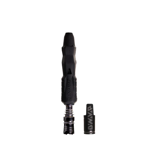 DynaVap B2 Stealth – Mechaninis Žolelių Garintuvas be dangtelio, matomas titano antgalis (Titanium Tip)