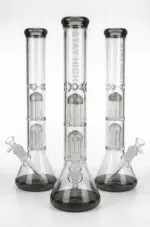 Stiklinė vandens pypkė STAY HIGH Hidra 40 cm iš 5 mm borosilikatinio stiklo