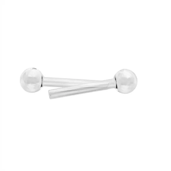 Stiklinė pypkutė Clear 11 cm