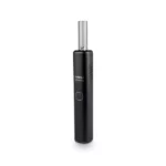 Kompaktiškas XMAX V3 Nano vaporizer garintuvas, matomas patogus vieno mygtuko valdymas ir ventiliacijos angos