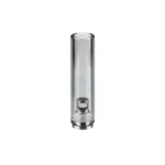 Skaidrus XMAX V3 Nano vaporizer stiklinis kandiklis su viduje įmontuotu metaliniu filtru ir tarpine