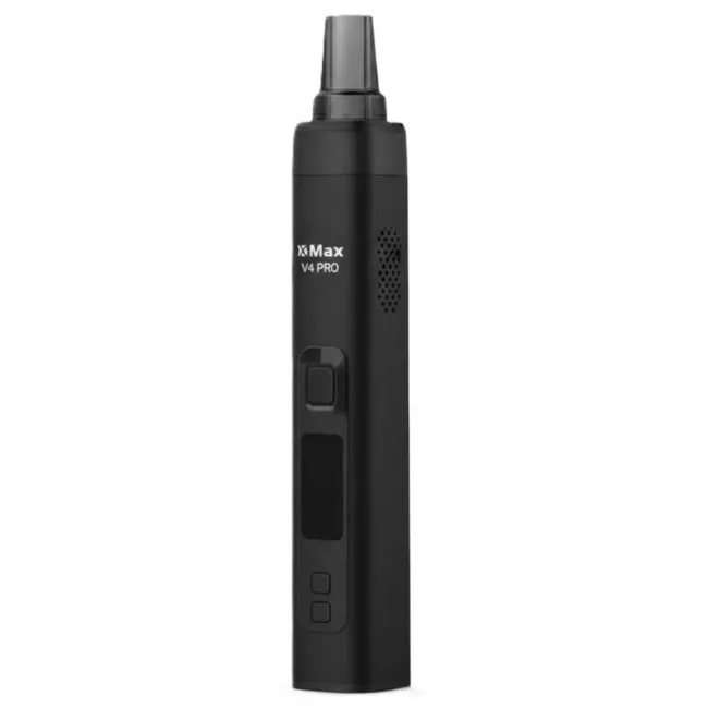 XMax V4 Pro Dry Herb Vaporizer konvekcinis žolelių garintuvas - priekinė dalis su OLED ekranu
